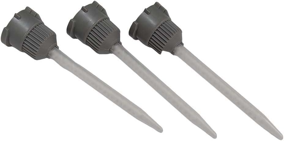 CosmoMix Helical Static Mixer Nozzle Tube Tip, K-System Connection for 1:1/2:1 Mixing Ratio, 3.0 Inches, 16 Elements, 40 Pieces Epoxy Mixing Nozzle Tip For Adhesive Gun (RCK01-05-16S)