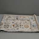 SERISSA Boho Rugs for Entryway, 2x3 Light Yellow Entryway Rug Non-Slip Washable Small Area Rug, Ultra Soft Vintage Low-Pile Indoor Door Mat Floor Carpet for Entrance Bedroom Kitchen Bathroom