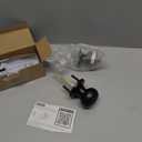 CML Hardware Matte Black Keyed Entry Door Knob for Entrance, Exterior and Interior Use, Round Ball Handle, Stainless Steel