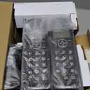 Panasonic DECT 6.0 Expandable System, Cordless Phones With Answering Machine and Call Blocking - 5 Cordless Phones 5 Handsets - KX-TGE645M (Metallic Black)