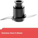 BLACK+DECKER 8-Cup Food Processor, Easy Assembly, Stainless Steel S-Blade, Shred, Slice, Chop, Puree, 450W Motor