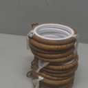 PATIKIL 3inch Embroidery Hoops, 15Pieces Imitated Wood Circle Frame Cross Stitch Hoop Ring for Embroidery Art Craft Sewing Ornaments Hanging Decoration