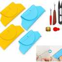 Edge Stitch Guide for Sewing – Sewing Gauge Tool for Even Stitching, Quilting & Hand Sewing – Stitch Spacing Guide for Beginners, Sewing Accessories Kit for Straight, Neat, Professional Seams