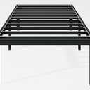 Hafenpo 14 Inch Twin Bed Frame, Under Bed Storage, Black