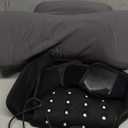 Red Light Therapy Cervical Traction Device, Cordless Neck Stretcher Pillow for Neck Pain Relief & Hump Corrector, Christmas Gifts for Him/Her/Men/Women/Dad/Mom - No Massage Function (Gray)