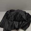 Women's Front Pleated Back Elastic Formal Prom Party Maxi Skirt A-Line Satin Skirts with Pockets