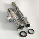 Classical Basin Bottle Trap Chrome Sink Bathroom Waste Pipe 1-1/4 inch Slip Inlet Drain Tube Kit