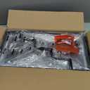 YINMIT Wooden Display Riser Stand, Tiered Perfume and Cologne Organizer Stand, 4 Tier Spice Rack Organizer, Rustic Display Shelf for Candles (4 Tier,2Pack,Black)