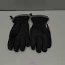 Rivmount Winter Waterproof Ski Snow Warm Gloves for Women Men, Windproof Cold Weather Thermal with Touchscreen Fingers, for Running Driving Cycling Hiking Biking Outdoor Sports Daily Work (Large, Black)