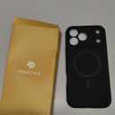 Miracase Magnetic for iPhone 17 Pro Max Case, Compatible with MagSafe, Integrated Silicone Camera Control Cover, 3.0mm Thicken Shockproof Drop Protection Phone Case for 17 ProMax, Black