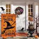 Fall Halloween Garden Flag 12x18 Not Every Witch Lives in Salem Yard Decor