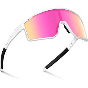Polarized Kids Sunglasses, UV400 Protection Baseball Sunglasses for Youth Boys Girls, Softball Cycling Running Sports Glasses