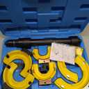 Spring Compressor Tool Macpherson Interchangeable Fork Strut Coil Extractor Tool Set with Safety Guard (Overload Protection Device) Allow The Use of Impact Wrenches