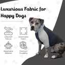 Tooth & Honey Dog Shirt for Large Dogs Breathable Cotton & Spandex Pullover with Full Underbelly Coverage for Allergy Relief & Sun Protection (Large, Grey Dog Shirt)