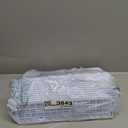 12 Pcs Under Couch Blocker for Bed Adjustable Furniture Plastic Under Bed Blocker with 30 Ties White Couch Barriers for Dogs Pets Cats (Style3)