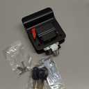 Kohree Upgraded RV Door Lock Replacement with Paddle Deadbolt, 100% Zinc Alloy, Camper Door Handle Latch, RV Enclosed Travel Trailer Entry Door Lock with Keys for Camper Horse Trailer Cargo, Black