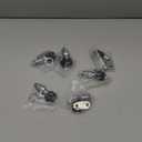 1 Pack Cabinet Locks with Keys, 5/8" Cam Lock, RV Compartment Storage Locks RV Locks for Storage Door Drawer Tool Box Tubular Lock, Zinc Alloy (Silver)