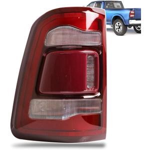 LED Tail Lights Red Cover w/o Blind Spot Detection Compatible With 2019-2023 Dodge Ram 2500 Left Driver Side Replace:68361717AD