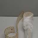 Crystal Wall Candle Sconces Gold Tealight Candle Holder for Wall Bead Metal Candle Centerpiece Dcor for Party Wedding Anniversary, Set of 2 (17.5H x 3.8L x 4.5W)