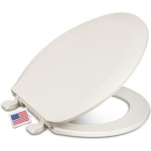 Centoco Elongated Toilet Seat, Economy, USA, DSAMAZ16-416, Biscuit