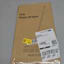 Multifunction Magic Air Broom, Rubber Squeegee Broom with 53" Long Handle, Silicone Floor Scraping Sweeper for Floor Bathroom Foam Kitchen Shower Tile Marble Pet Hair Fur Glass Window Cleaning, Grey