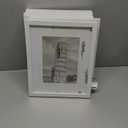 HappyHapi 8x10 Picture Frame Set of 6, 8x10 White Picture Frame Display Pictures 5x7 with Mat or 8x10 Without Mat. Wall Hanging Photo Frame or Tabletop Display Gallery Frame (White)