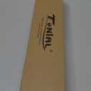 TONIAL Curtain Rod 32 to 58 Inch(2.6-4.8ft), Telescoping Splicing 3/4 Drapery Rods for Windows 20 to 53 Inch(1.7-4.4ft), Decorative Single Rod with Small Cap Finial, Black