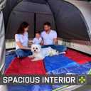 Happy Travel Camping Tent, 4/6 Person Dome Tents for Camping with Rainfly, Waterproof Clip Easy Setup Portable Family Tent with Mesh Windows, 20% More Headroom Backpacking Tents for Camping & Hiking (4 Person)