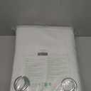 NICETOWN 100% Blackout Window Curtain Panels, Cold and Full Light Blocking Drapes with Black Liner for Nursery, 84 inches Drop Thermal Insulated Draperies (White, 2 Pieces, 52 Wide Each Panel)