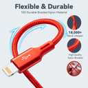 Short Multi Charging Cable, 1Ft/2Pack Multi Charging Cord, 4 in 1 Multiple USB Charger Cable,Fast Charging with IP/Type C/Micro USB Ports for Cell Phones/iPhone Series/Tablets/Galaxy/PS and More