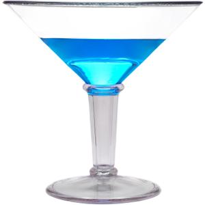 G.E.T. Shatterproof Plastic Jumbo Martini Cocktail Glass, BPA Free, 48 Ounce, Clear (EXP 02/04/32)
