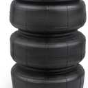 Universal Air Suspension Spring Triple Bellow Standard 2600 lb 1/2"npt Single Port Air Ride Strut Assembly universal for most brand trucks 3E2300 (95mm Single Pack)