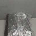 Small Trash Can Plastic Bathroom Wastebasket 3.2 Gallon Slim Garbage Container Bin with Handle for Home Kitchen Bathroom Bedroom Office, 2 Pack (Brown)