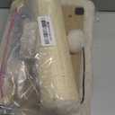 MECOOL 34 Tall Cat Scratching Post Premium Basics Kitten Scratcher Sisal Scratch Posts Trees with Hanging Ball for Indoor Cats, Beige