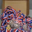 IHPUKIDI 48 Pack Gold Award Medals Olympic Style Metal Winner Medals Gold Prizes for Sports, Competitions, Party, 2 Inches