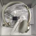 Bluetooth Headset, Wireless Headphones with Microphone Noise Canceling & USB Dongle, V5.0 Trucker Bluetooth Headset with Mic Mute & Charge Dock for PC/Laptop/Phone/Meeting/CallCenter/Office Gold