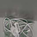 White Extension Cord with Rotary Dimmer Switch, 6 Feet Lamp Cord Compatible with Low Voltage Dimmable LED, Halogen & Incandescent Bulbs, UL Listed, 120V 150W Max (White Open-ended)