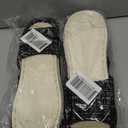 2 Pack Womens Slippers, Linen Flax House Slippers for Women Men Unisex, Cute Soft Open Toe Summer Bedroom Slides House Shoes Indoor Outdoor Shower Drys fast (36-37, Charcoal)