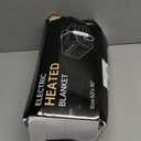 Electric Heated Blanket Throw - 50"x60" Heating Blanket Throw House Warming Gifts New Home, Ultra Soft Warm Flannel Sherpa Fast Heat,8 Heat Level 10 Hours Auto-Off ETL Certified Grey