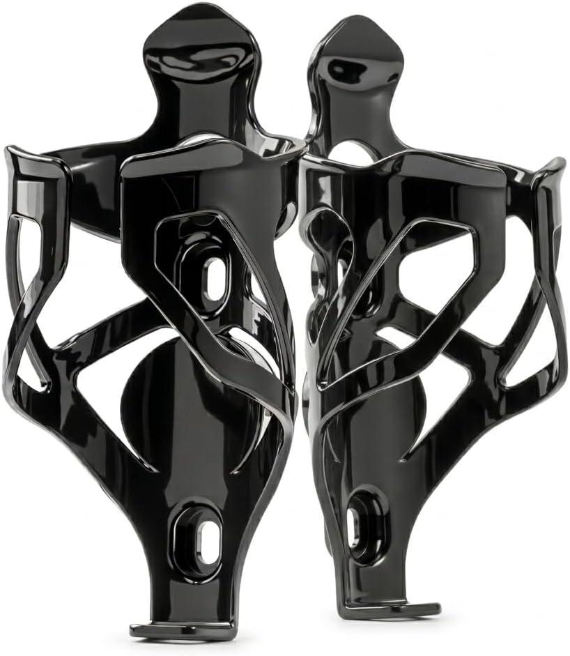 Bike Water Bottle Holder with Hidden AirTag Compartment, Secure Bicycle Bottle Cage for 0.51.1 L Bottles, Durable PC Material for Road and Mountain Bikes
