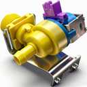 WD15X26078 Dishwasher Water Inlet Valve for GE - OEM Replacement Part for GE Profile & NautiIus Series - Compatible with Models 4959029, AP6986683, PS16217027, EAP16217027