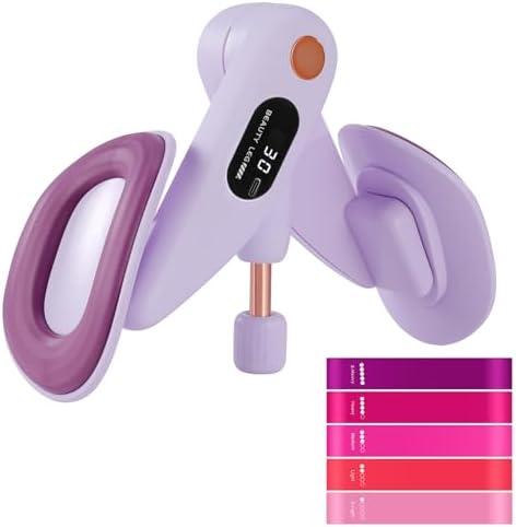 Thigh Master, Kegel Exerciser, 5 Resistance Band for Home Workout Postpartum Rehabilitation Butt Leg Slimmer