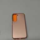SURITCH for Samsung Galaxy S22 Case, [Built-in Anti-Scratch Screen Protector] 360 Full Body Protection Dual Layer Shockproof Rugged Bumper Phone Cover for Galaxy S22 6.1 Inch (Pink Gold)