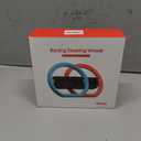 GagaKing 2 Pack Steering Wheels for Nintendo Switch 2 Joy Con(2025), Detachable Controller Racing Wheels for NS2 Mario Kart World/ 8 Deluxe, Comfortable Grip, Family Games Switch 2 Accessories (Blue-Orange)