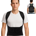 Fitgonomic Posture Corrector For Back Support, Adjustable Full Back Brace For Men & Women, Shoulder, Upper And Lower Back Pain Relief, Lumbar Support

(Black, Large, Waist 36"-42")