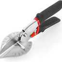 Multi Angle Miter Shear Cutter Hand Tools,45-135 Degree Adjustable Angle Scissors Trim Shears Tools for Vinyl Wood Molding Trim