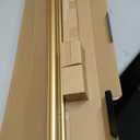 Exclusive Home Curtains ER1025-05 3672 Topper Double Curtain Rod and Finial Set, 36"-72", Gold