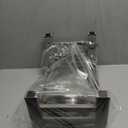 Elevated Bowls, 4 Height Adjustable Raised Stand With 2 Thick 50oz Stainless Steel Food Bowls, Non-Slip Feeder for Dogs, Adjusts to 3.7", 9.2", 10.75", 12.36" Light Brownish Gray