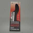 EstCarbon - Carbon Fiber Insole - 1 pc, Men 7.5, Women 8.5-9 - Mortons Extension - Orthotic Insole - Rigid Shoe Insert - Foot Arch Support - Turf Toe Stiff Plate - Thin Sport Sole