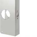 Door Reinforcement Plate, Stainless Steel, Fits 1-3/8" Doors, 2-3/8" Backset, Lock and Door Reinforcer Security, Door Knob/Lock/Latch/Deadbolt Cover Plate, Reinforce and Repair Wood/Metal Doors